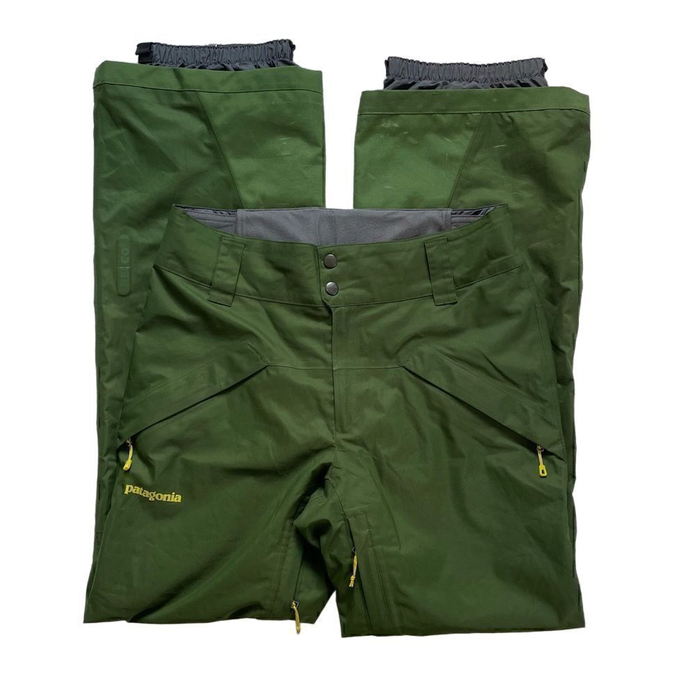 PATAGONIA Snowshot Snowpants Olive Green Pants - Picture 3 of 15